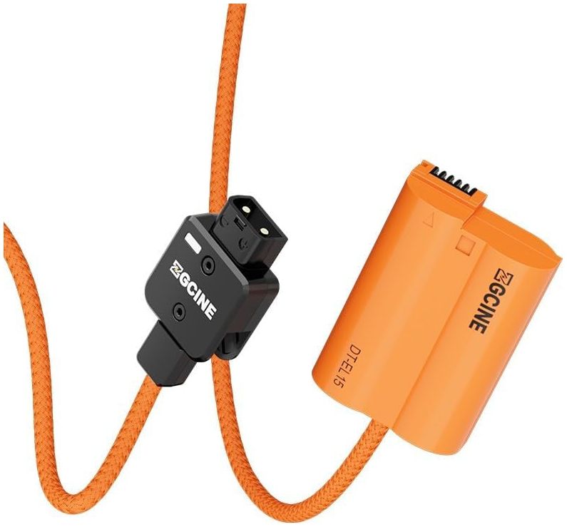 Câble de batterie factice ZGCine D-Tap vers EN-EL15