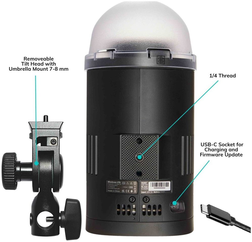 Elinchrom LED 100 C Kit double lumière LED