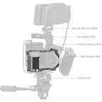SmallRig 5198 "HawkLock" Quick Release Cage Kit with Silicone Handle for Sony Alpha 7C II / 7CR