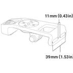 Support pour compteur de vélo INSTA360 (guidon indépendant)