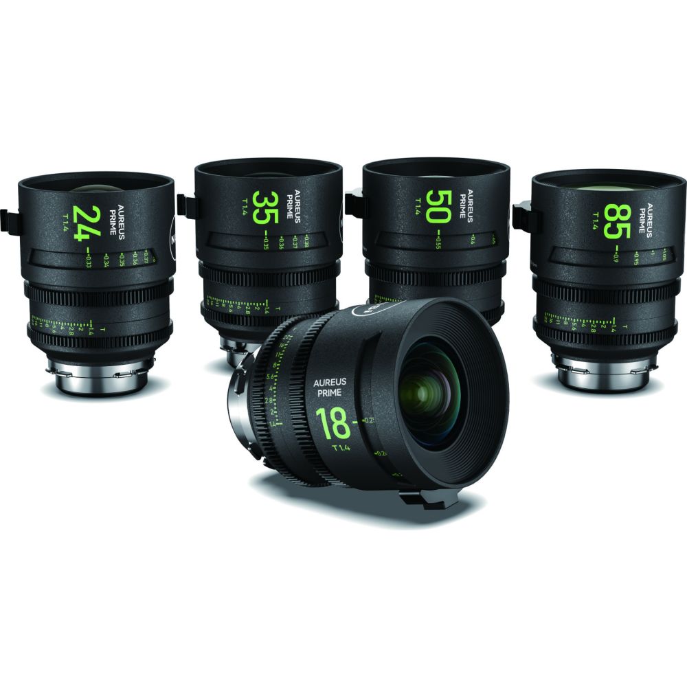 NiSi AUREUS PRIME SET PL-Mount (18/T1.4, 24/T1.4 ,35/T1.4, 50/T1.4, 85/T1.4), 1x Hardshell Étui