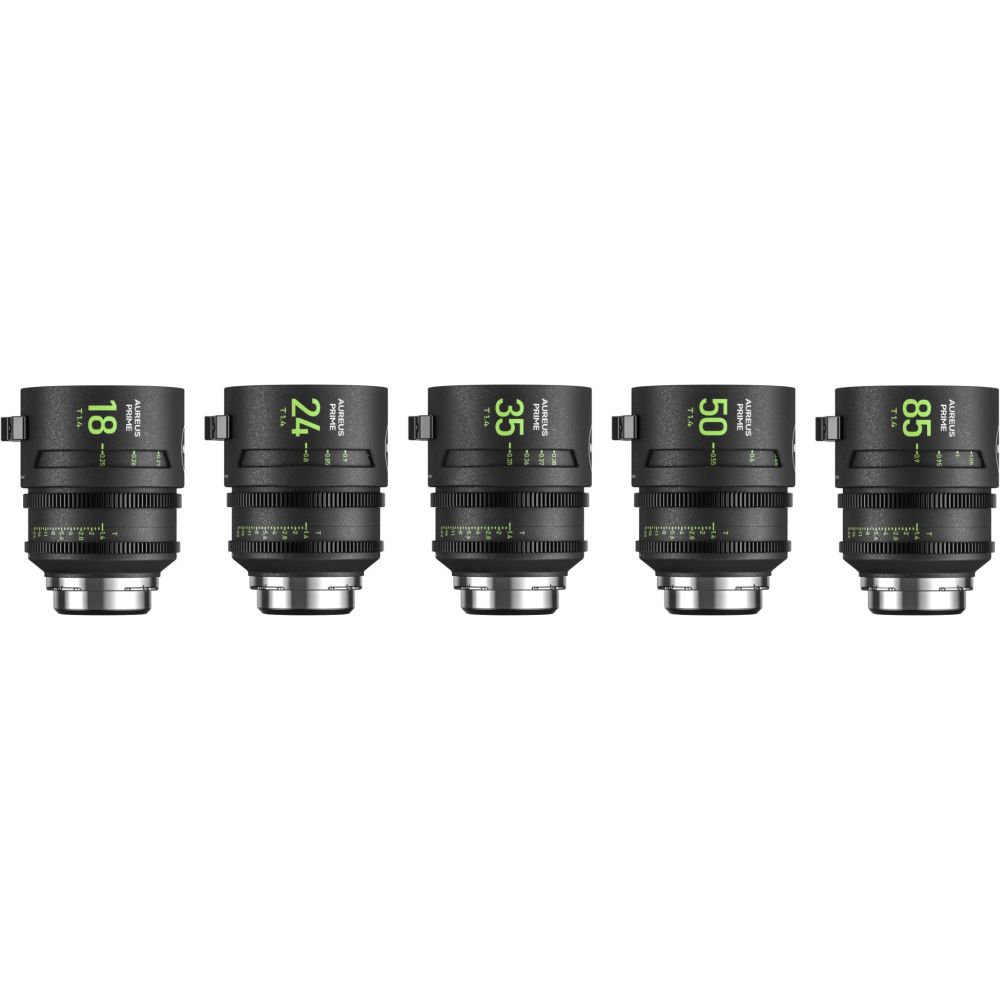 NiSi AUREUS PRIME SET PL-Mount (18/T1.4, 24/T1.4 ,35/T1.4, 50/T1.4, 85/T1.4), 1x Hardshell Étui