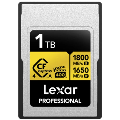 Lexar Professional Gold 4.0 CFexpress Type A 1TB VPG400 R1800/W1650 MB/s