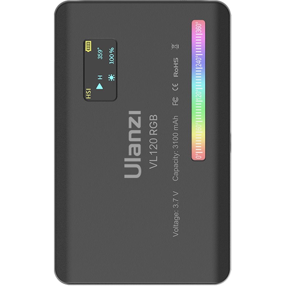 Ulanzi VIJIM VL120 Lampe vidéo LED RVB multicolore