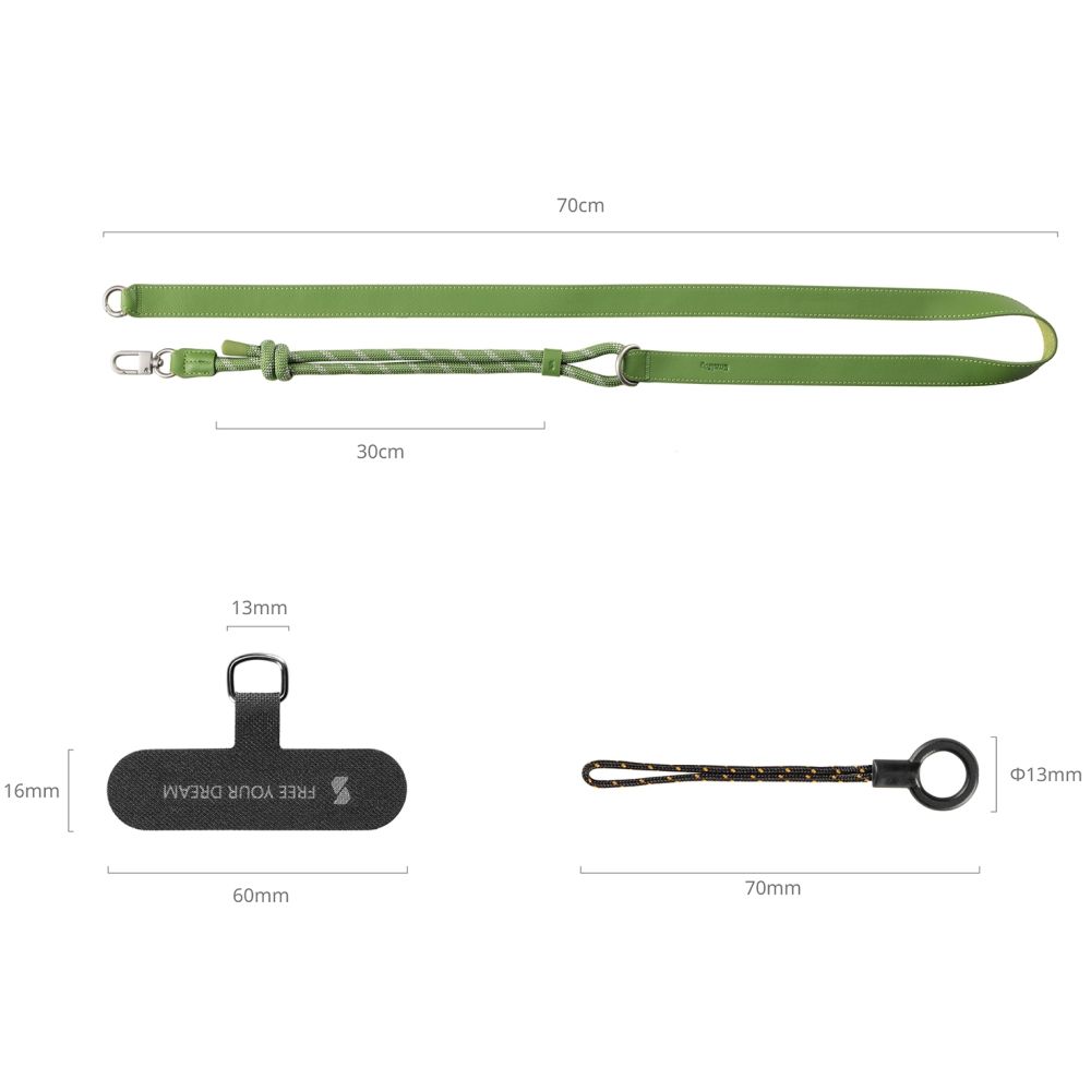 SmallRig 5301 FilMov Phone Sangle d'épaule, Vert