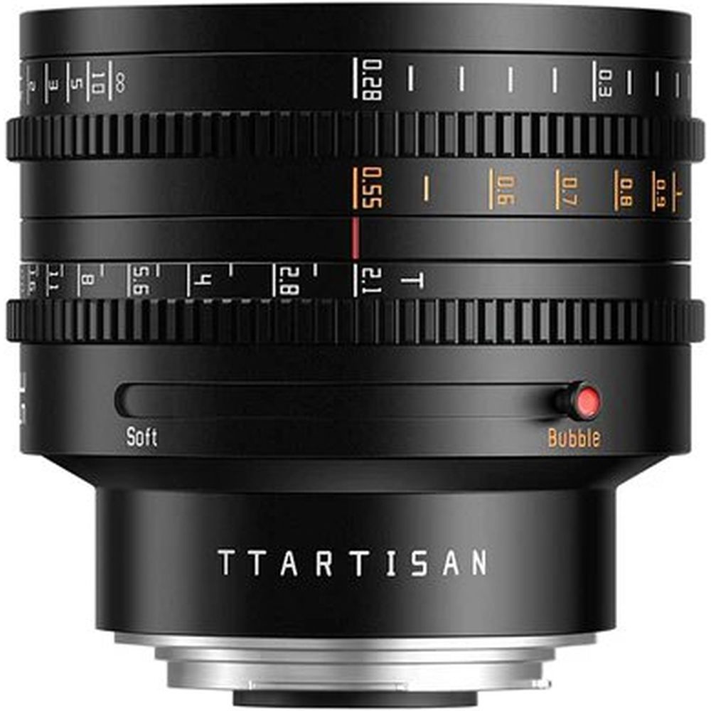 TTArtisan 35mm T2.1 Canon RF monture Noir