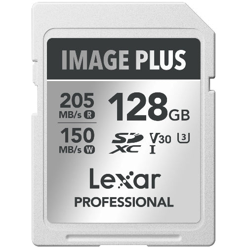 Lexar Image Plus Carte SD UHS-I V30 R205/W150 MB/s - 128GB
