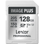 Lexar Image Plus Carte SD UHS-I V30 R205/W150 MB/s - 128GB