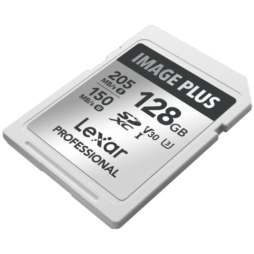 Lexar Image Plus Carte SD UHS-I V30 R205/W150 MB/s - 128GB