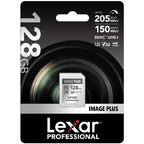 Lexar Image Plus Carte SD UHS-I V30 R205/W150 MB/s - 128GB