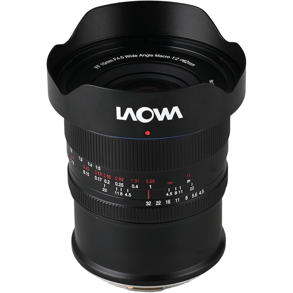 Laowa 15mm f/4.5 0.5x Wide Angle Macro lens for L-mount
