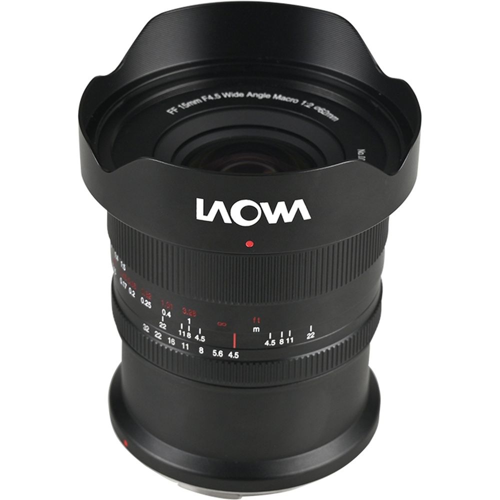 Laowa 15mm f/4.5 0.5x Grand Angle Macro pour Canon RF