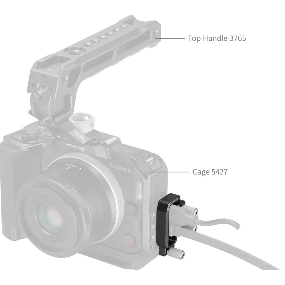 SmallRig 5534 Serre-câble HDMI et USB-C pour Canon EOS R50 V Cage