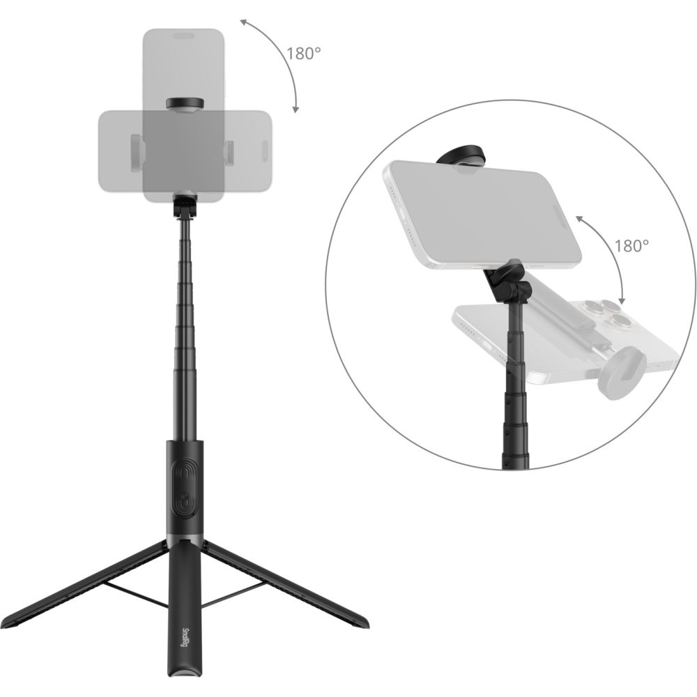 SmallRig 5291 ST30 Lite One-Touch Deploy Perche à Selfie Trépied (bâton de selfie)