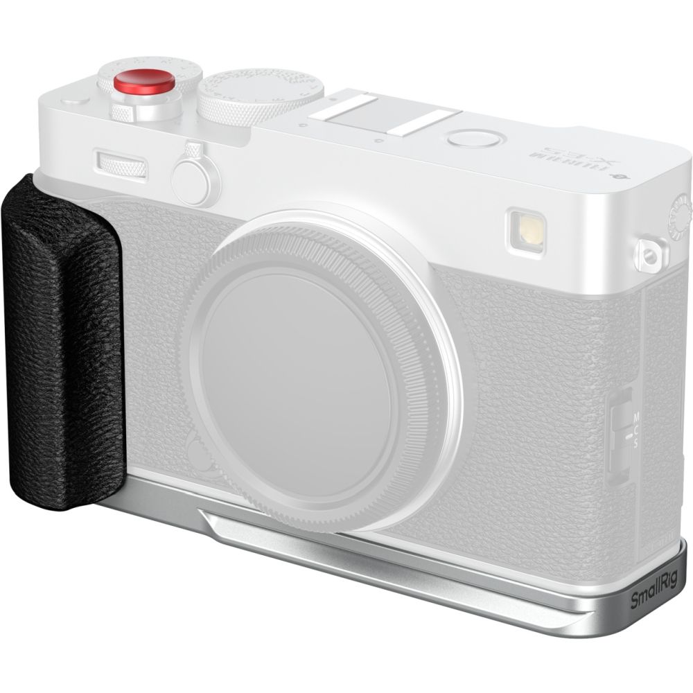 SmallRig 5447 L-Shaped Mount Plate with Silicone Handle for Fujifilm X-E5, silver