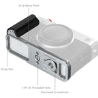 SmallRig 5447 L-Shaped Mount Plate with Silicone Handle for Fujifilm X-E5, silver