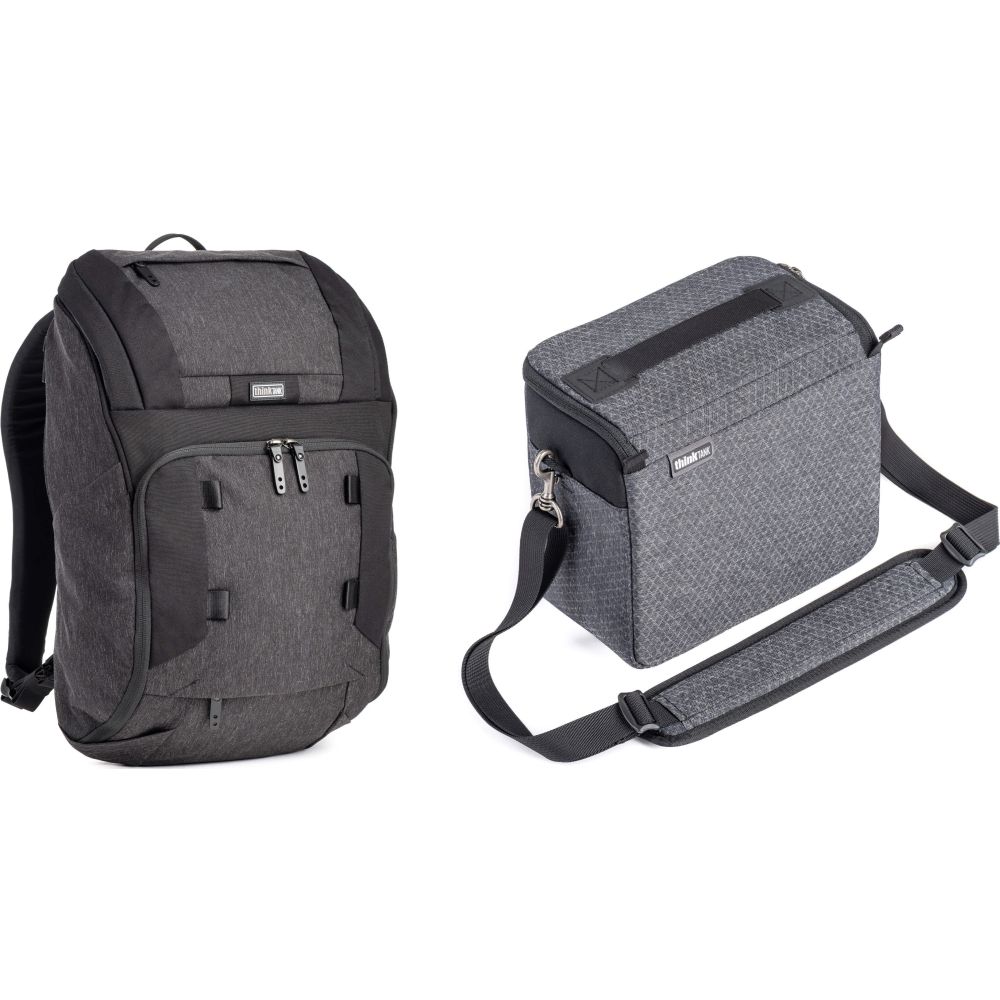 Kit de sac à dos Think Tank SpeedTop 20 avec Stash Master S, Graphite