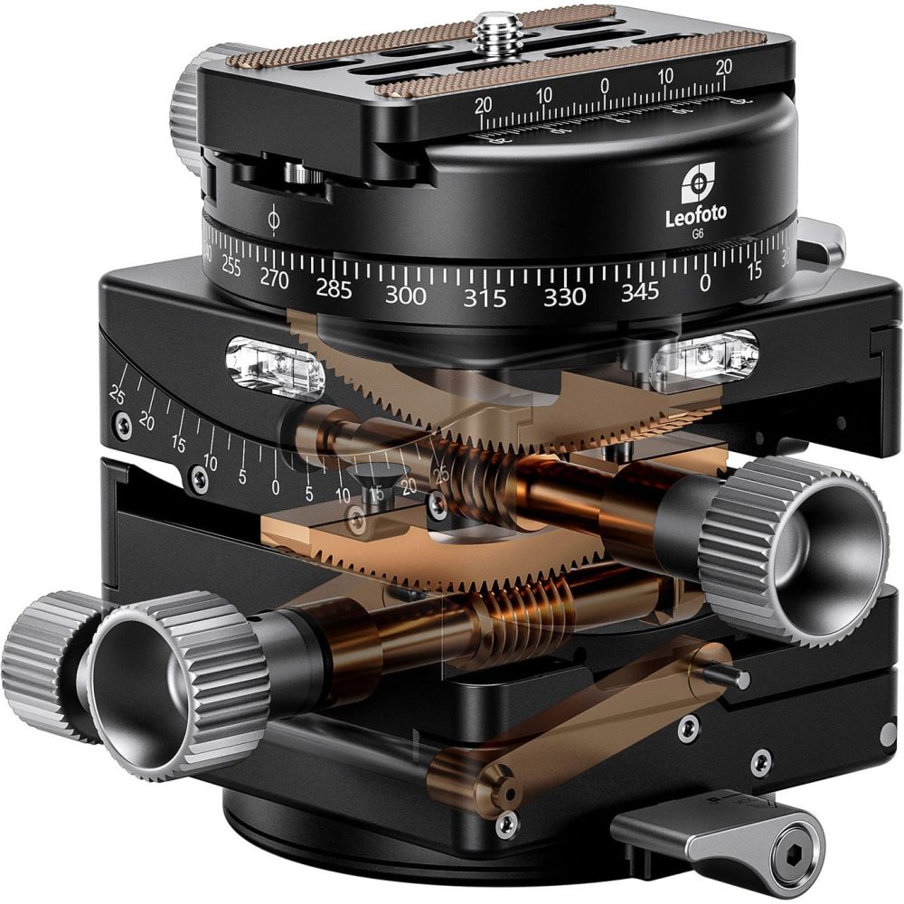 Leofoto G6 Tête à engrenage