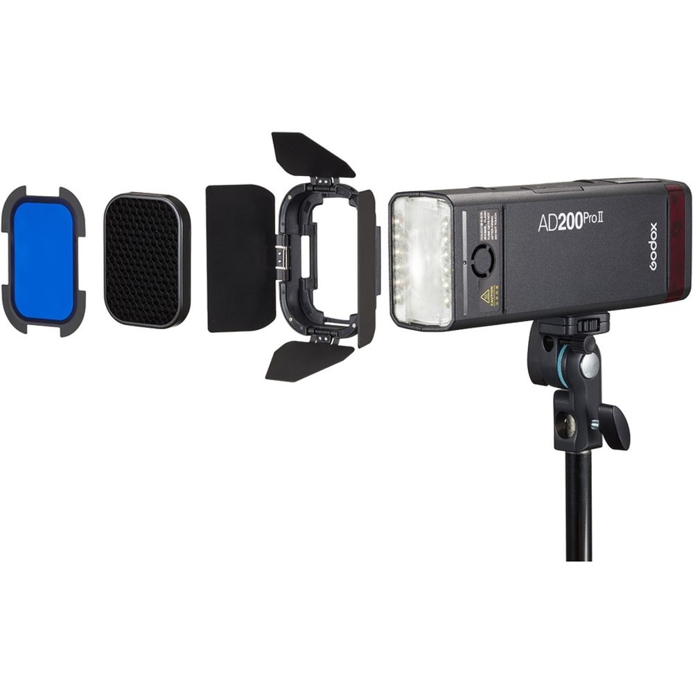 Godox Barndoor Kit pour tête de flash Speedlite AD200ProII