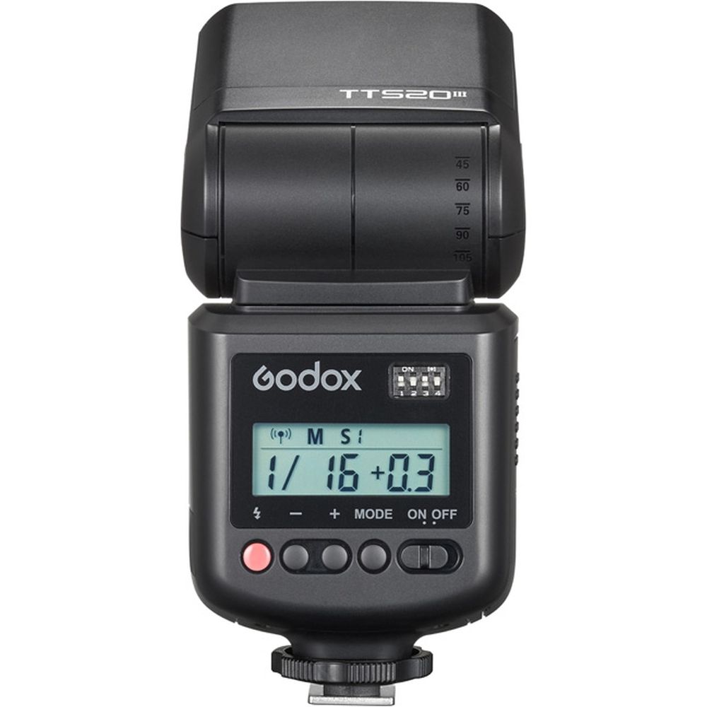 Godox TT520III Camera Flash with LCD Screen