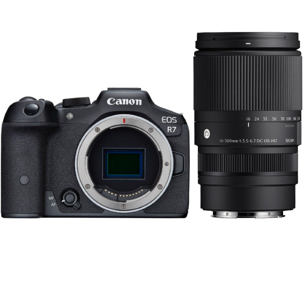 Canon EOS R7 Appareil Photo Hybride + Sigma 16-300mm f/3.5-6.7 DC OS