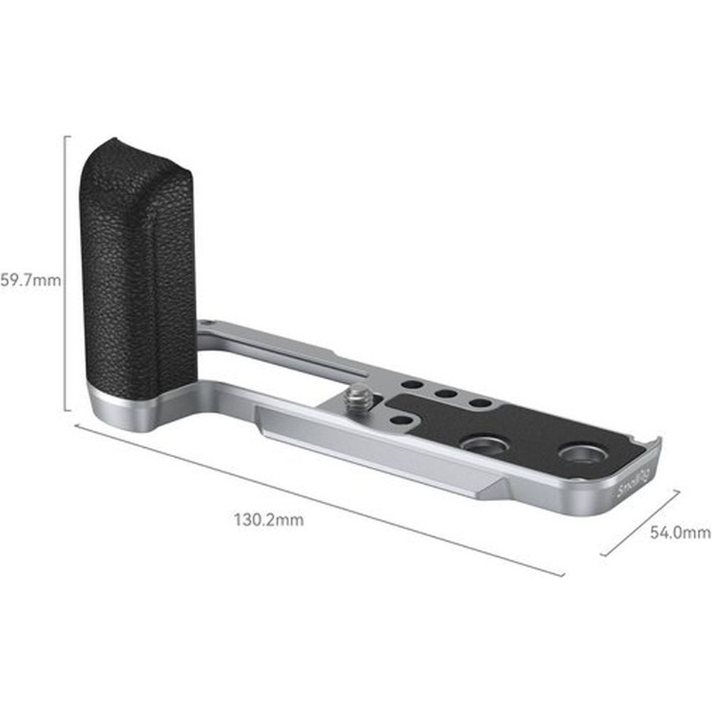 SmallRig 4555B Plaque de Montage en L avec Poignée pour FUJIFILM X100VI / X100V (Argent)