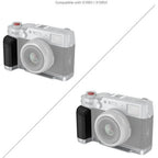 SmallRig 4555B Plaque de Montage en L avec Poignée pour FUJIFILM X100VI / X100V (Argent)
