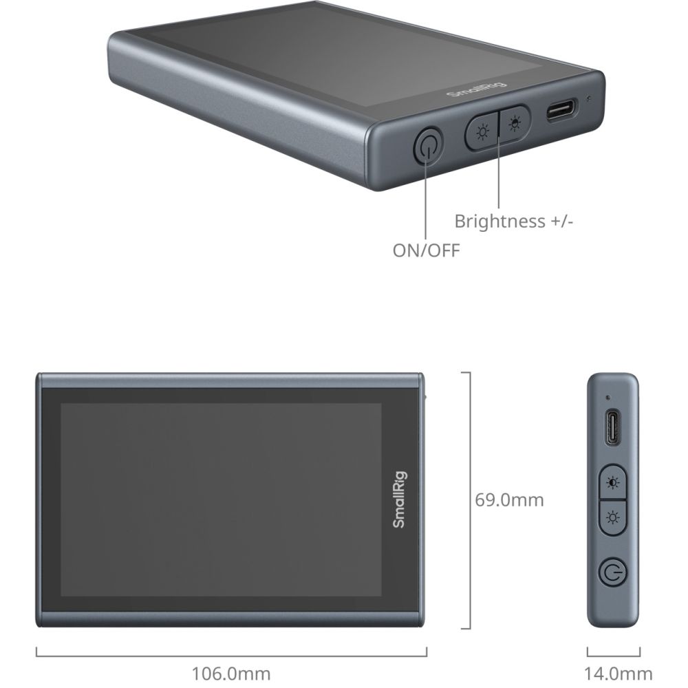 SmallRig 4850B Moniteur vidéo sans fil pour téléphone