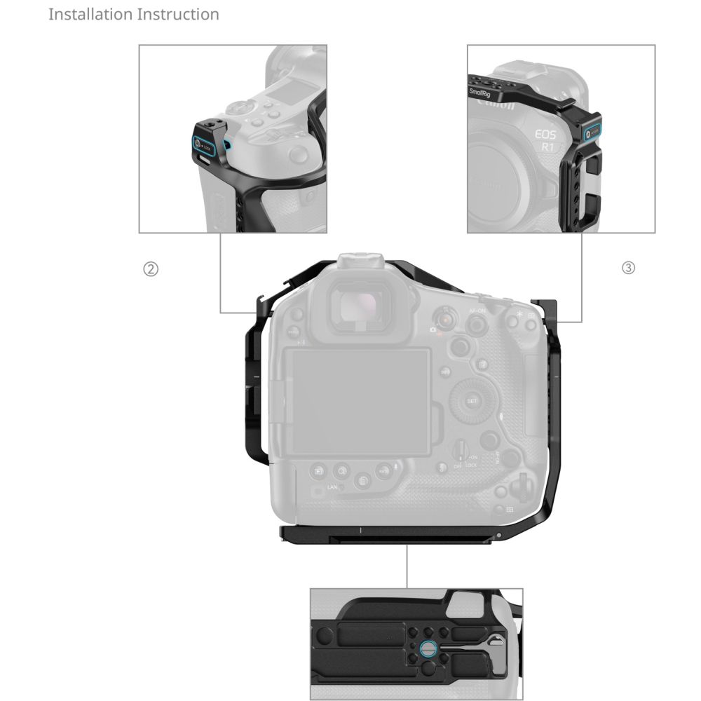 SmallRig 5413 Cage for Canon EOS R1
