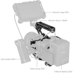 SmallRig 5590 Advanced Cage Kit avec Batterie Plate pour Sony FX2