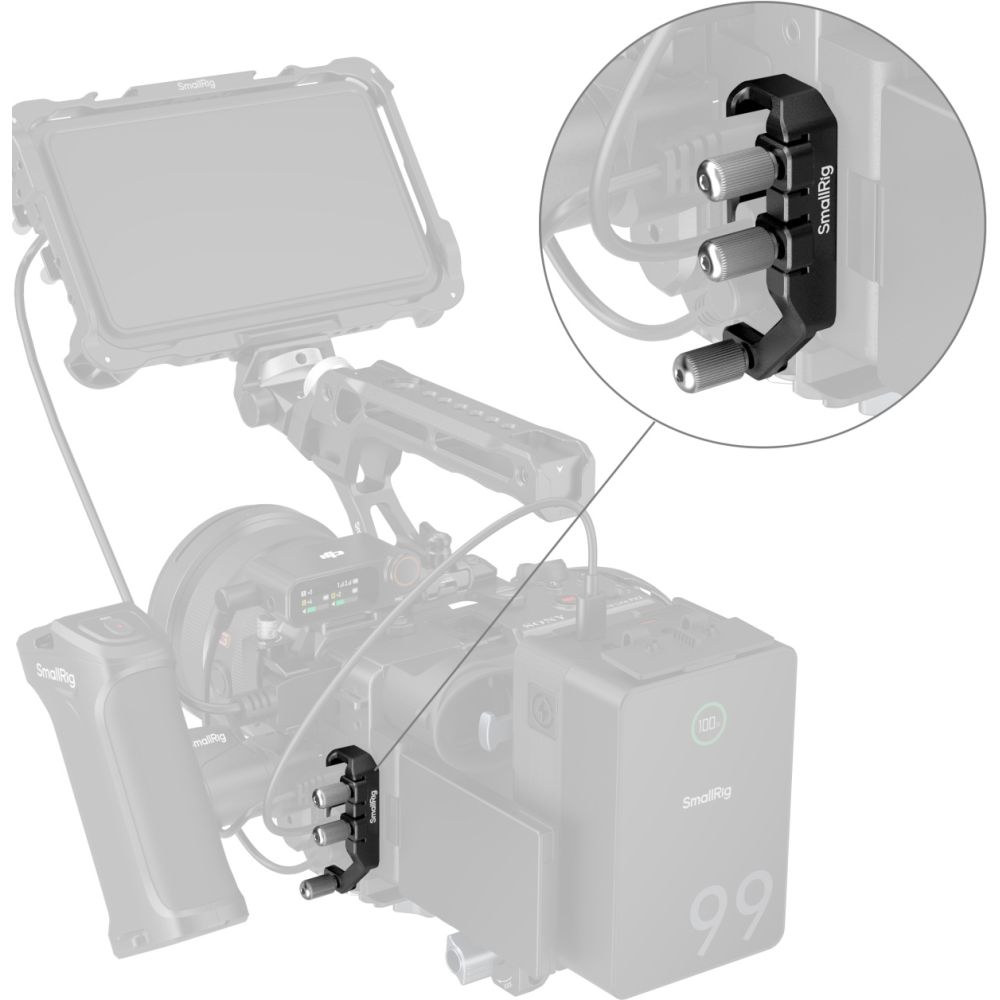 SmallRig 5592 USB-C & MULTI Câble Pince pour Cages pour Sony FX2