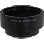 Fotodiox Pro Adaptateur de monture d'objectif : objectif Bronica S SLR vers boîtier d'appareil photo reflex Nikon à monture F