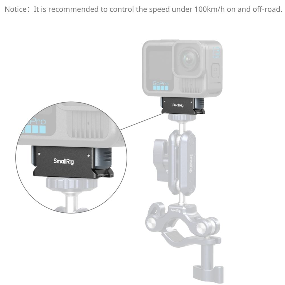 SmallRig 5437 Quick Release Adapter Mount for GoPro Hero Black