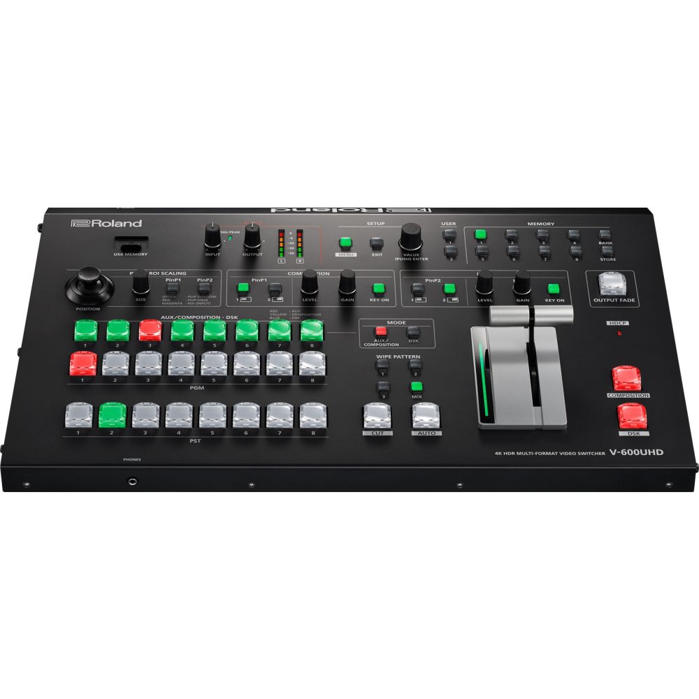 Mélangeur vidéo multiformat Roland V-600UHD 4K HDR