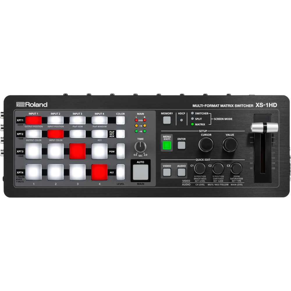 Matrice de commutation multiformat Roland XS-1HD avec E/S HDMI et 3 modes de fonctionnement