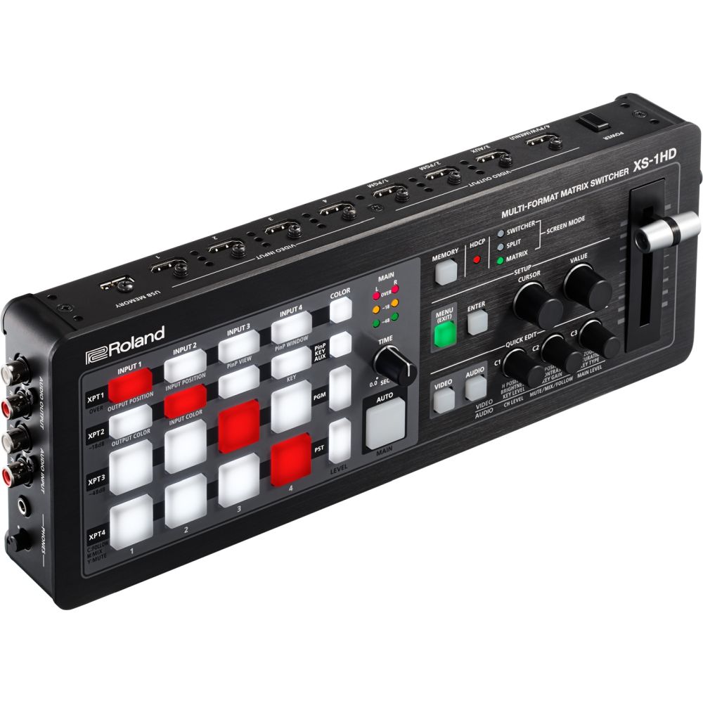 Matrice de commutation multiformat Roland XS-1HD avec E/S HDMI et 3 modes de fonctionnement