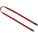 Artisan & Artist ACAM 317 Sazanami Bracelet en soie noir/rouge