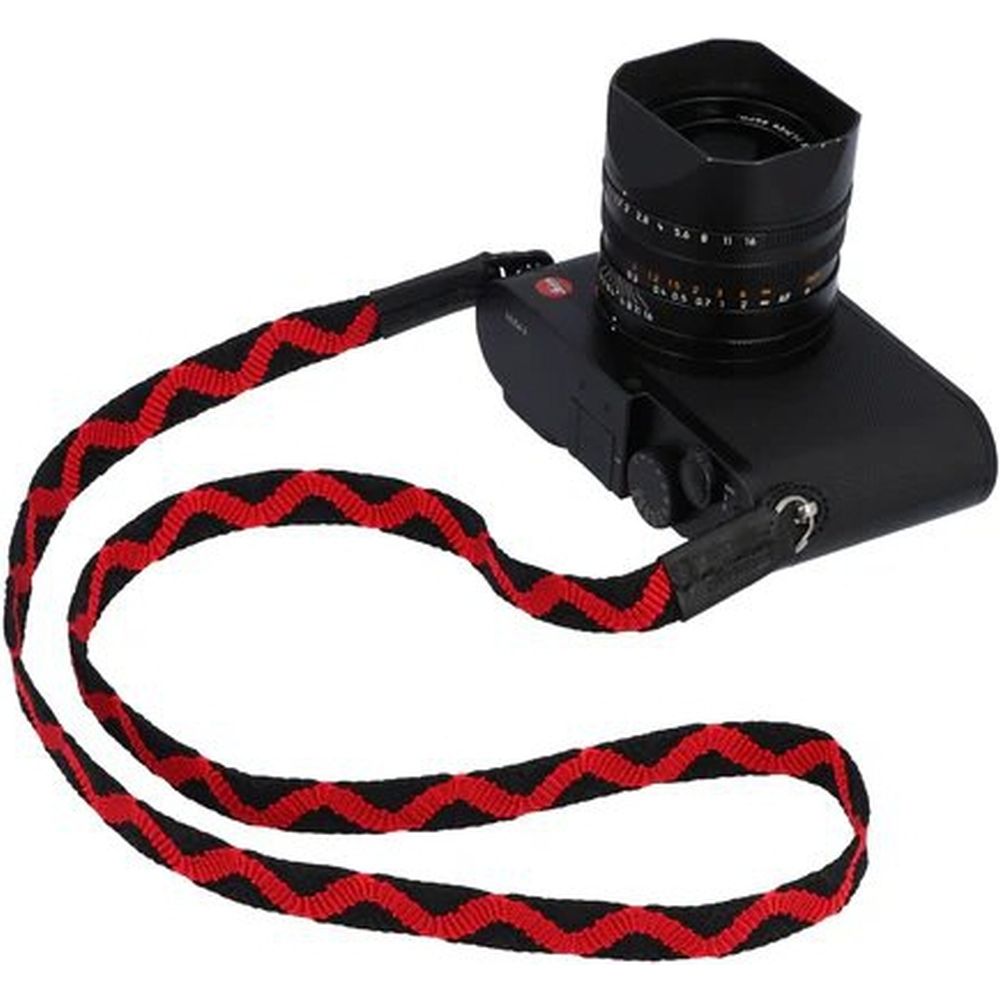 Artisan & Artist ACAM 317 Sazanami Bracelet en soie noir/rouge