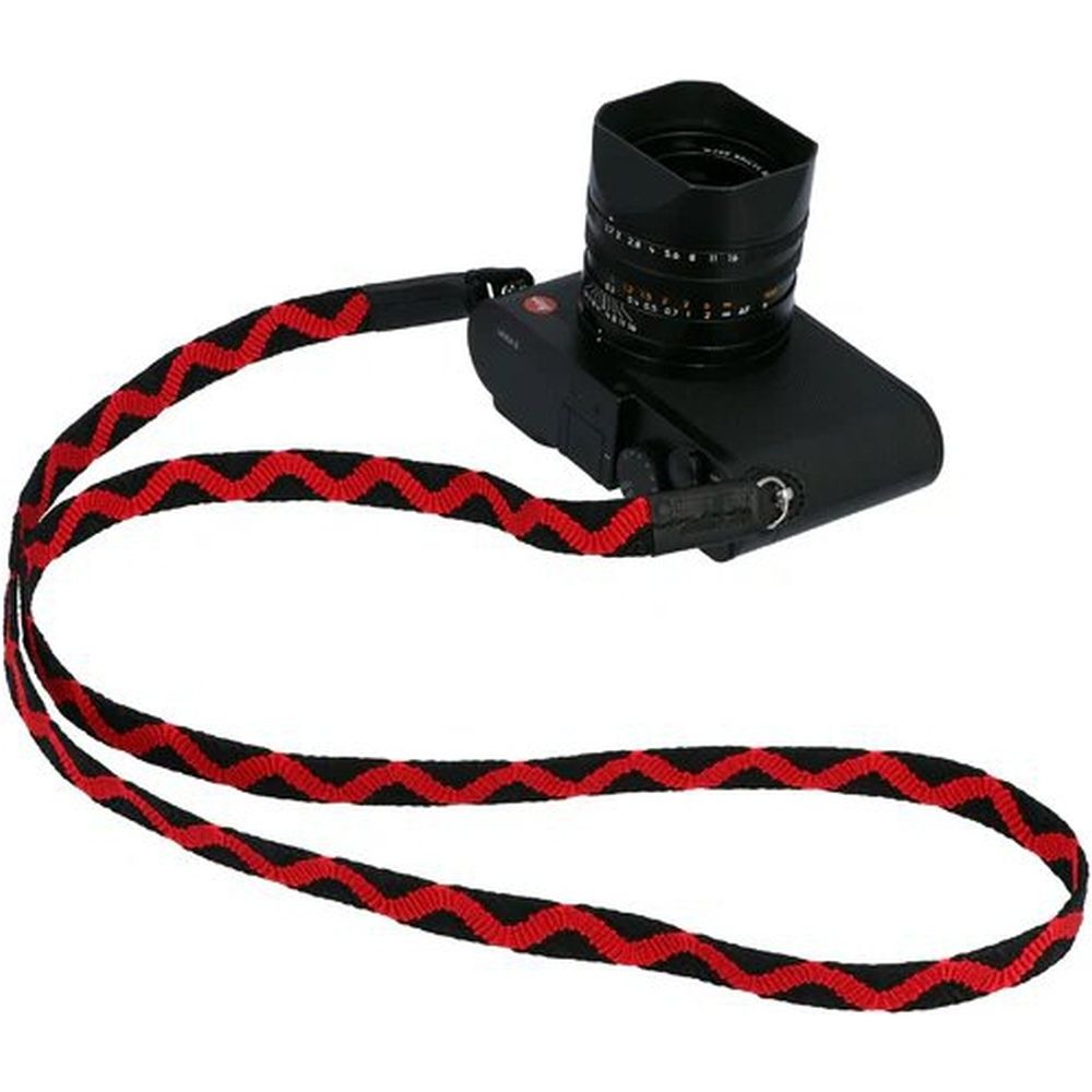Artisan & Artist ACAM 318 Sazanami Bracelet en soie noir/rouge