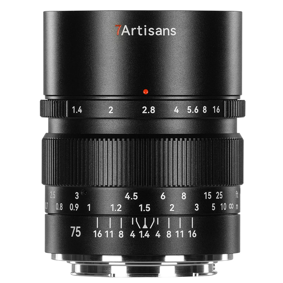 7artisans 75mm f/1.4 Canon RF - Noir