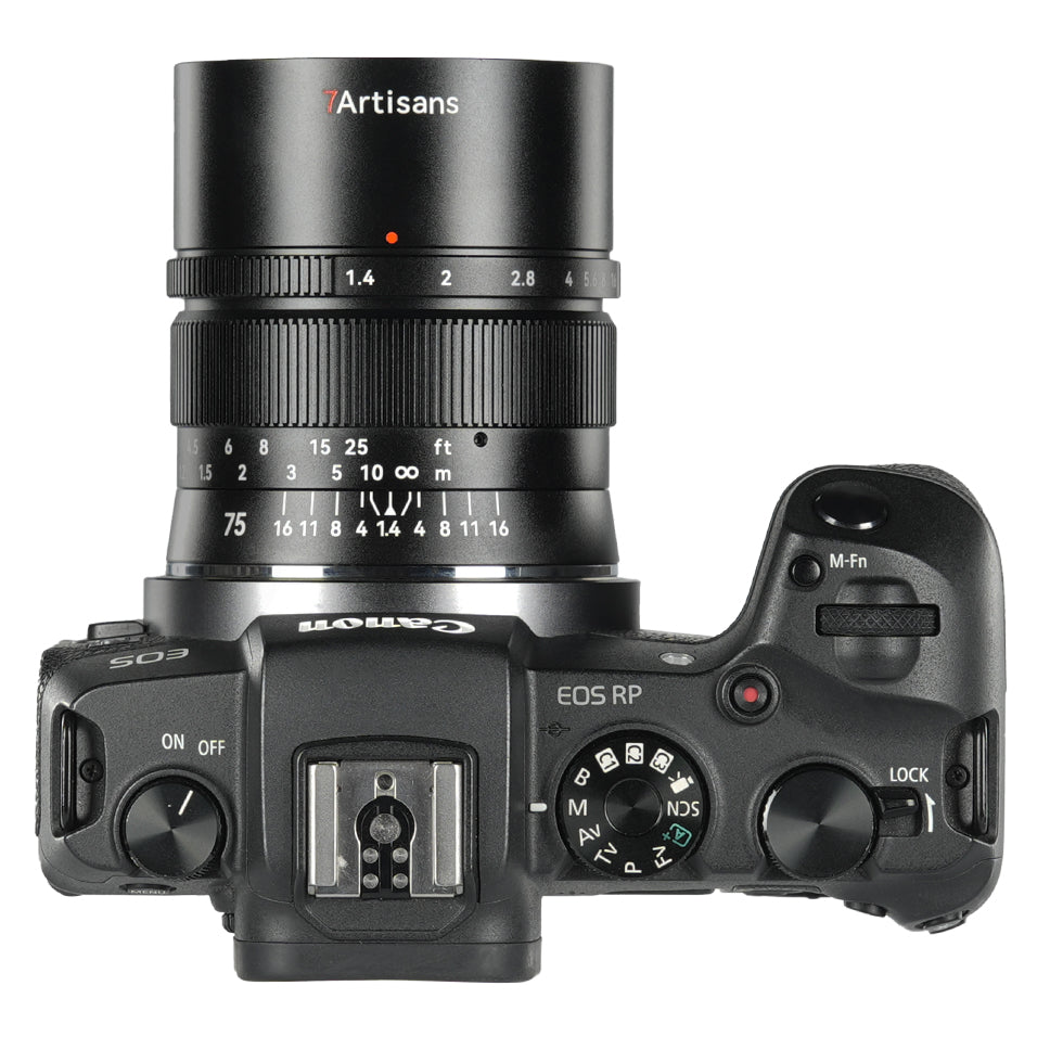 7artisans 75mm f/1.4 Canon RF - Noir