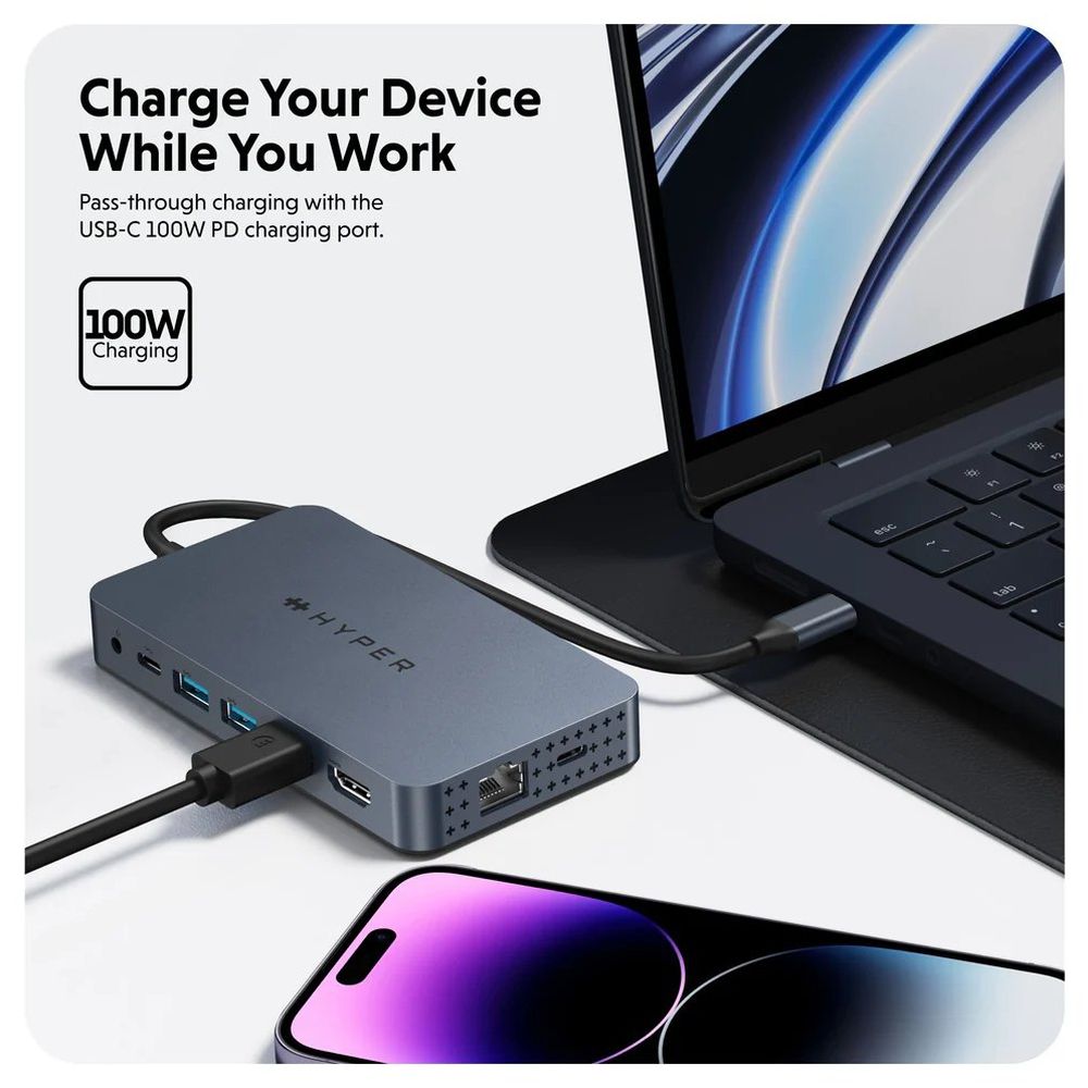 Hub Hyper USB-C HyperDrive Dual 4K HDMI 10 en 1