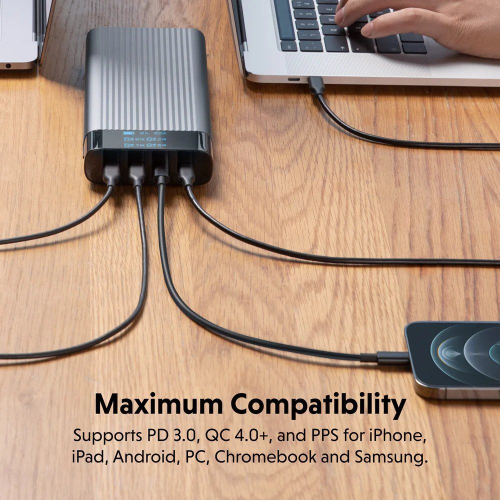 Batterie externe Hyper HyperJuice 4 ports (27 000 mAh/245 W)