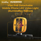 Lampe vidéo LED amovible SmallRig 5513 Vibe P48 pour téléphone portable « Édition BumbleBee »