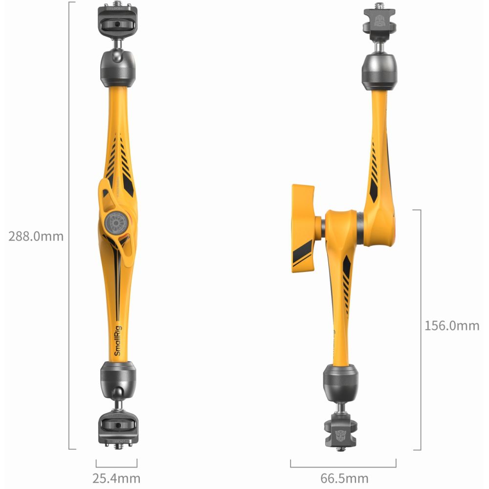Support de bras Rosette SmallRig 5521 (11") « Édition BumbleBee »