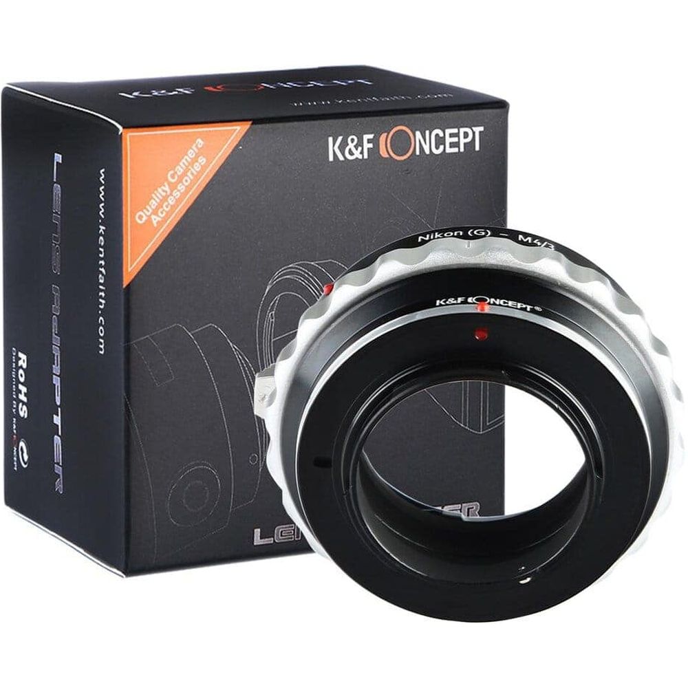 Adaptateur d'objectif K&F Nikon F (type G) - Micro 4/3