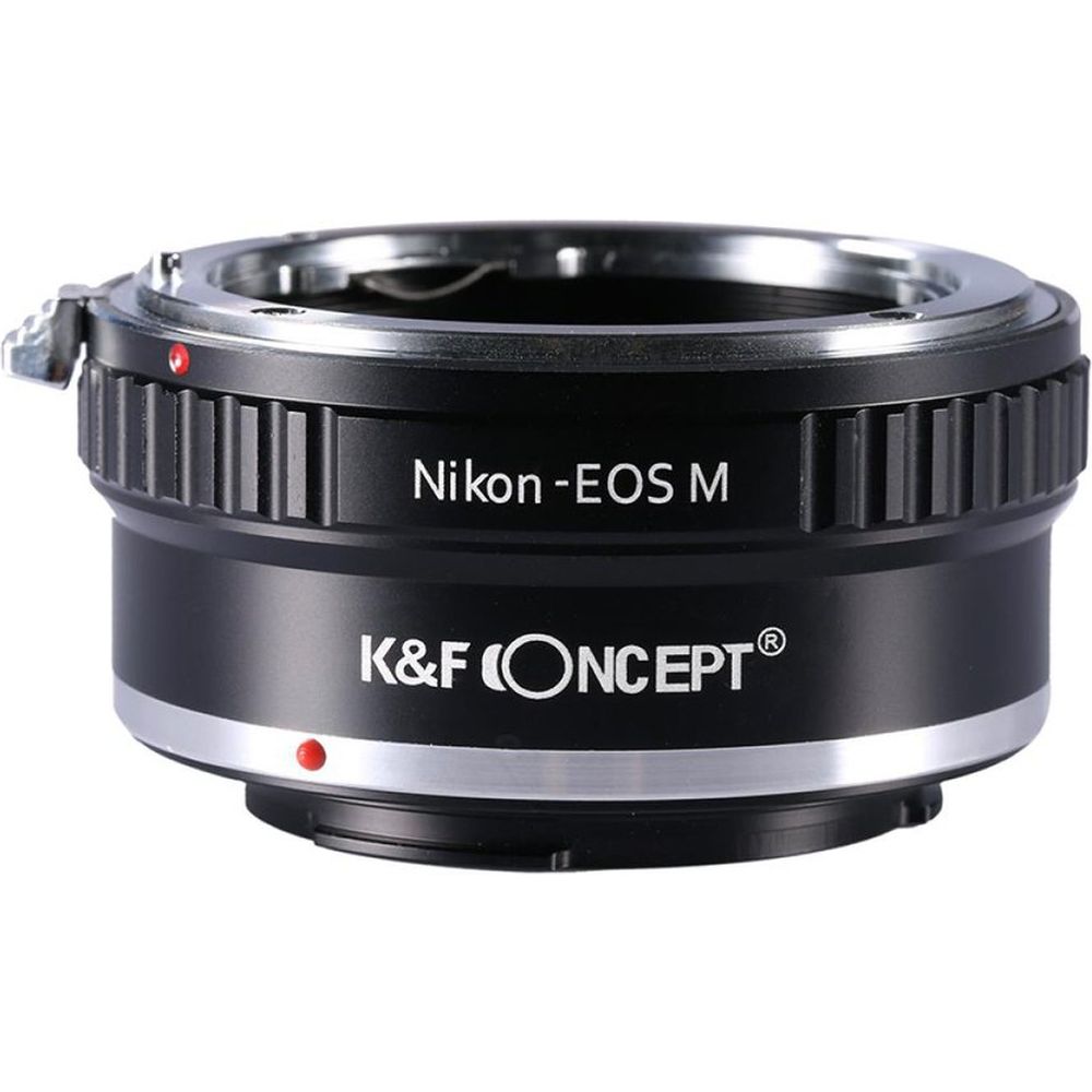 Adaptateur d'objectif K&F Nikon F - Canon EOS M (EF-M)