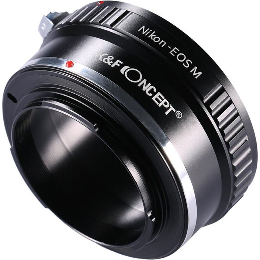 Adaptateur d'objectif K&F Nikon F - Canon EOS M (EF-M)