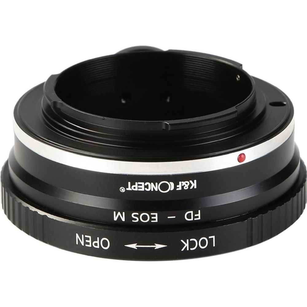 K&F Objectif Adaptateur Canon FD - Canon EF-M (1/4" Trépied-mount)