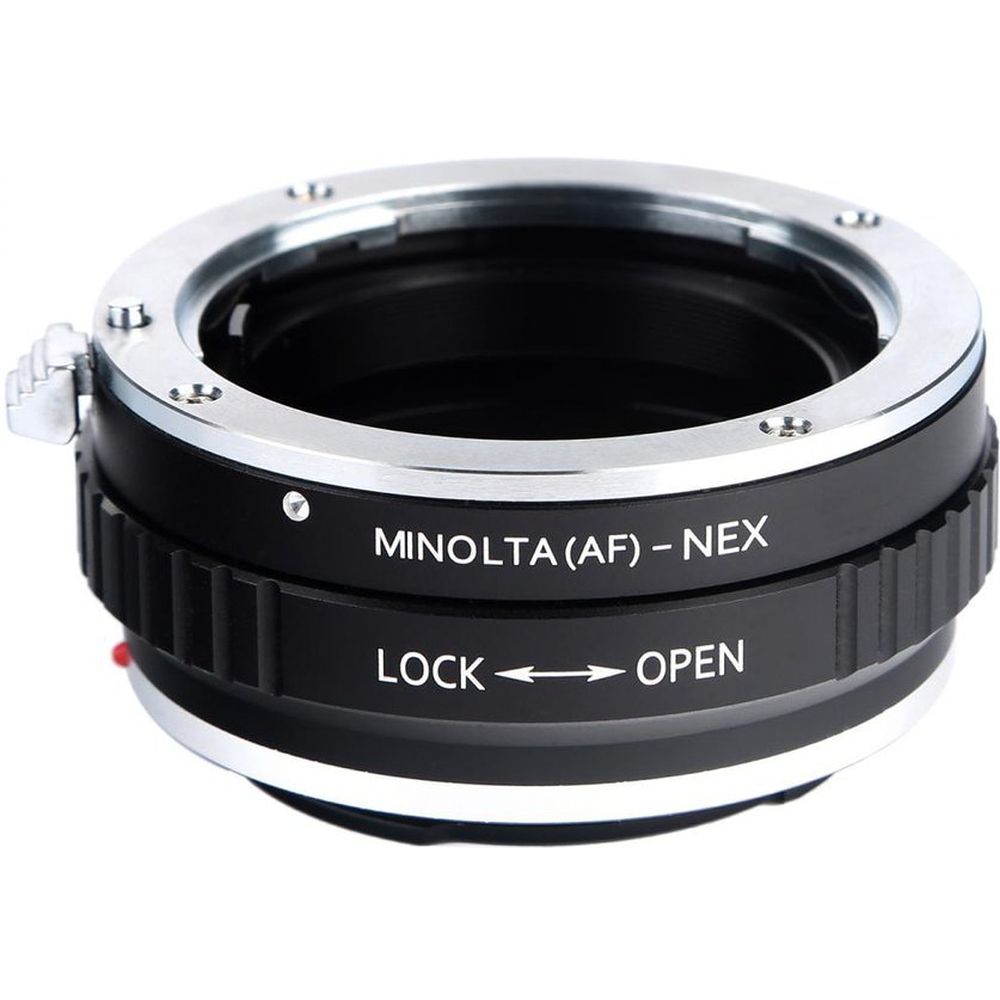 Adaptateur d'objectif K&F pour Sony Alpha A et Minolta AF - Monture Sony E